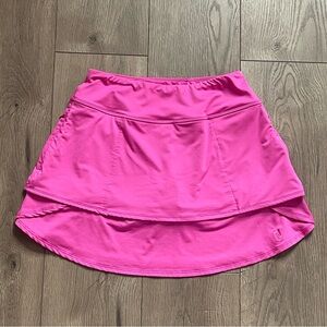 Footjoy FJ Women’s Small Pink Performance Layered Golf Tennis Pickleball Skort